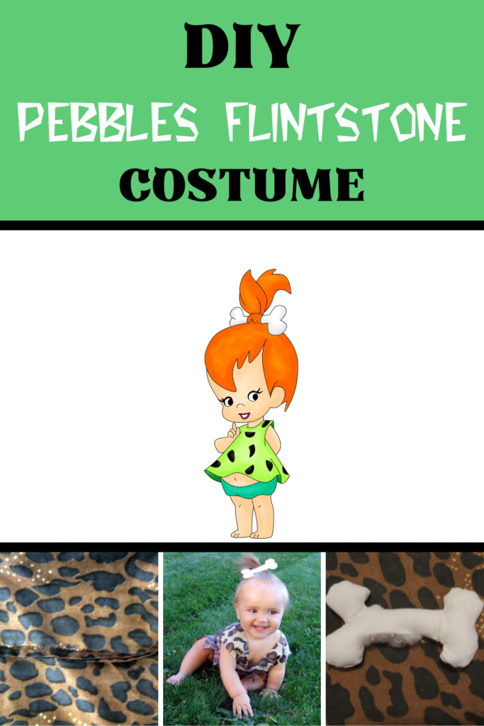 DIY Pebbles Flintstone Costume