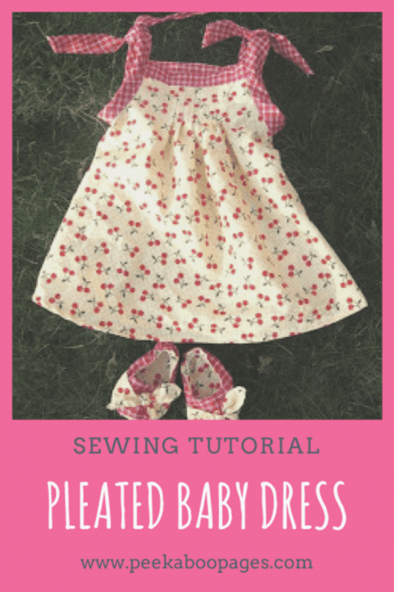 Pleated Baby Dress Tutorial