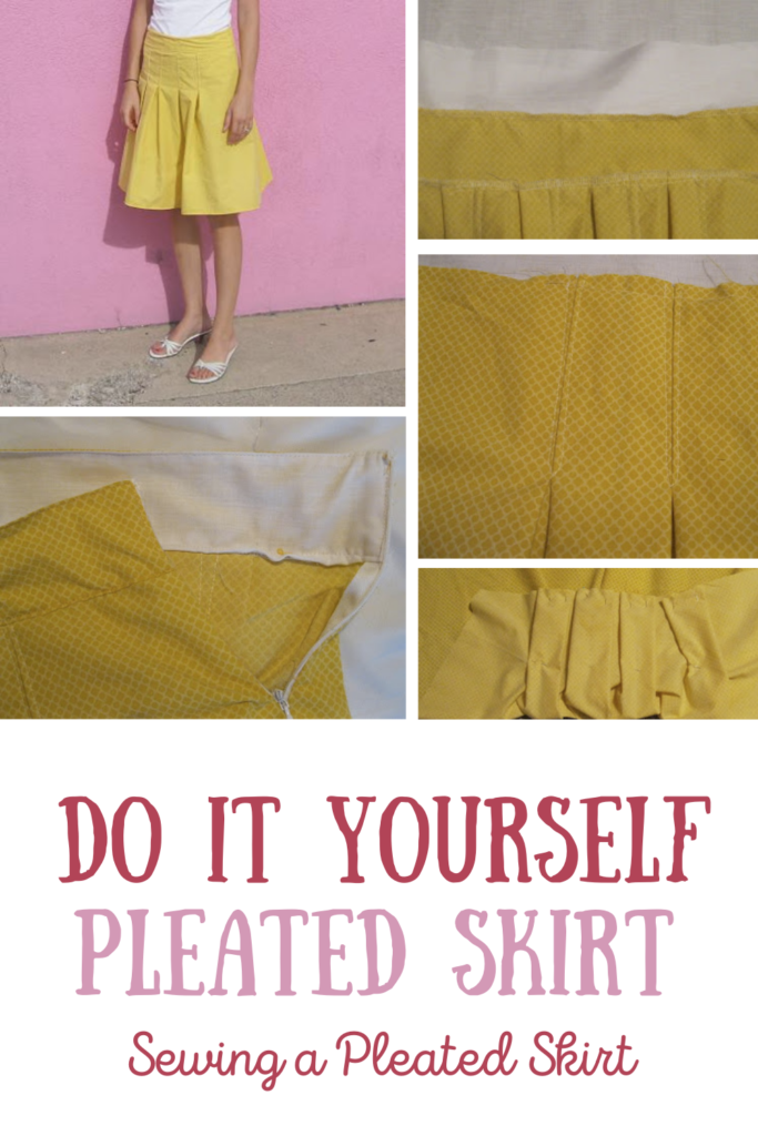 DIY Pleated Skirt