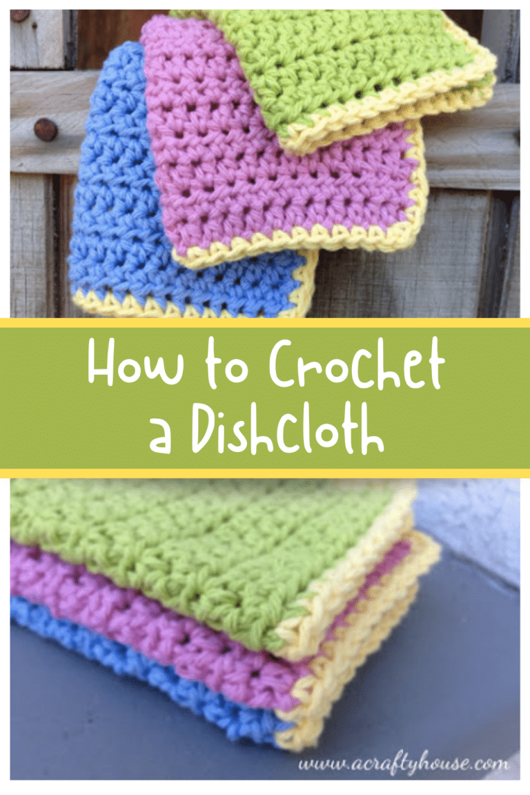 how to crochet a dishcloth