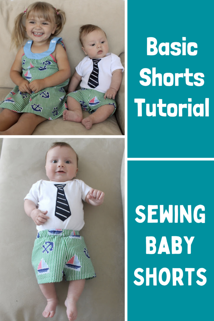 Basic Shorts Tutorial _ Sewing Baby Shorts