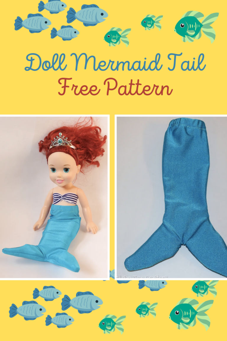 Doll Mermaid Tail Pattern