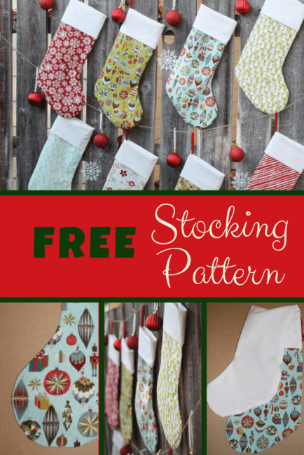 DIY Christmas Stocking | Free Christmas Stocking Pattern