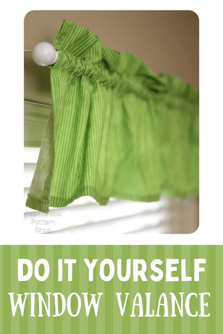 DIY Window Valance
