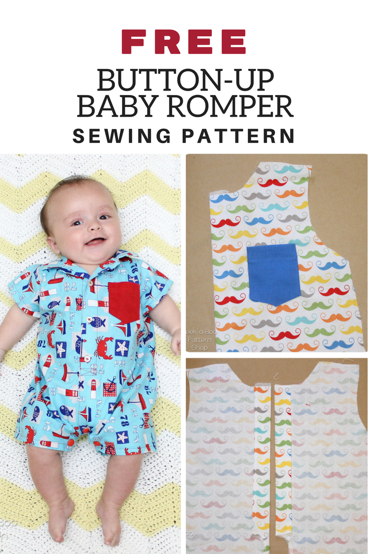 FREE Button-Up Baby Romper Pattern: Peekaboo Pages