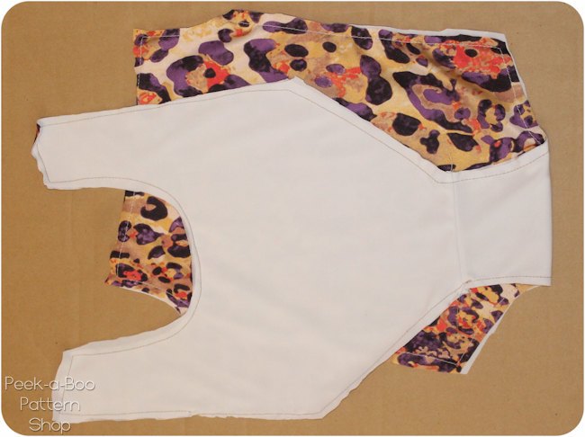 swimsuit fabric pattern piece
