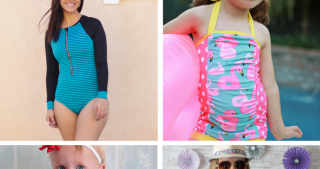 sewing on swimsuit fabric