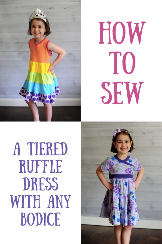 How to Sew a Tiered Ruffle Dress with Any Bodice