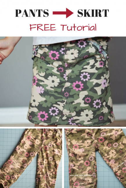 Turning Pants into a Skirt
