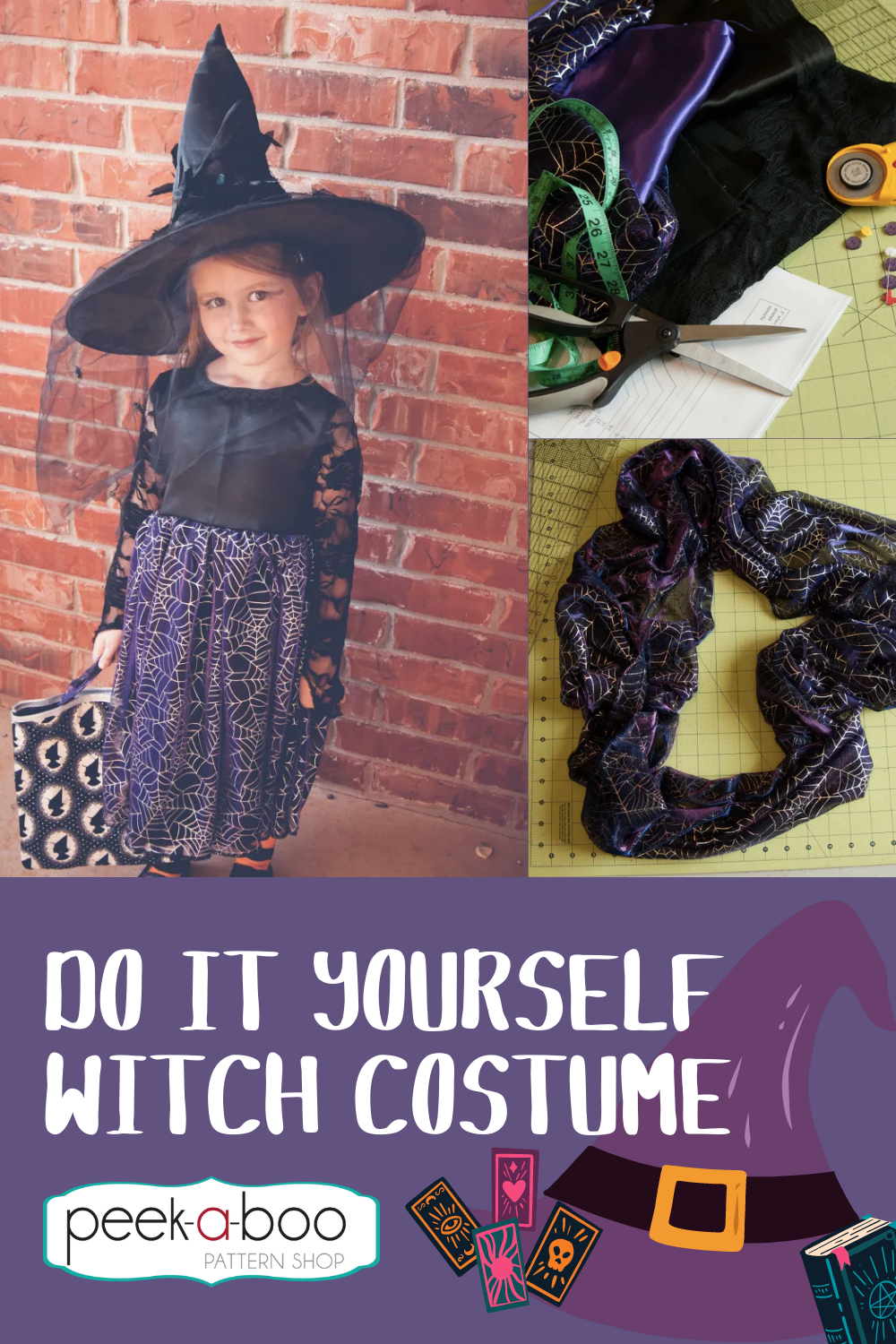 DIY Witch Costume, Homemade Witch Costume