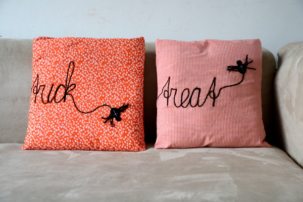 DIY Halloween Pillow Covers