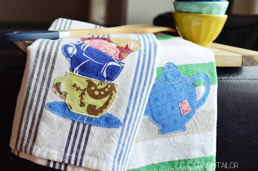 Applique Tea Towels