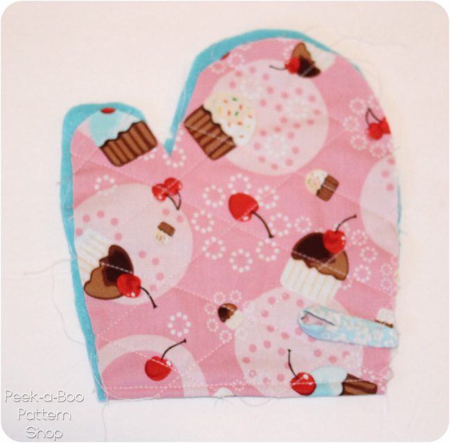 oven mitt pattern piece