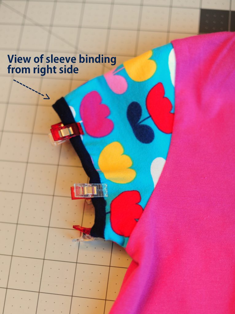 sewing sleeve binding