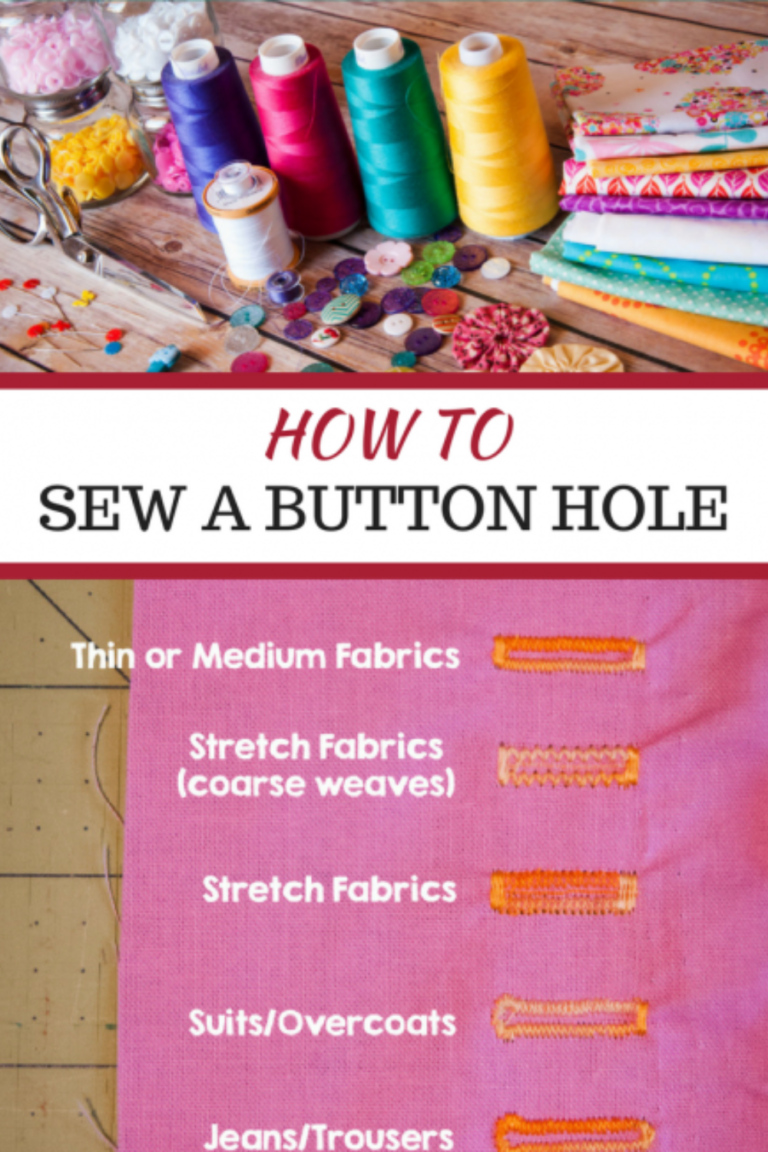 how to sew a buttonhole