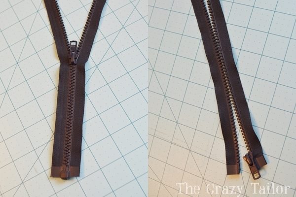 molded plastic zipper