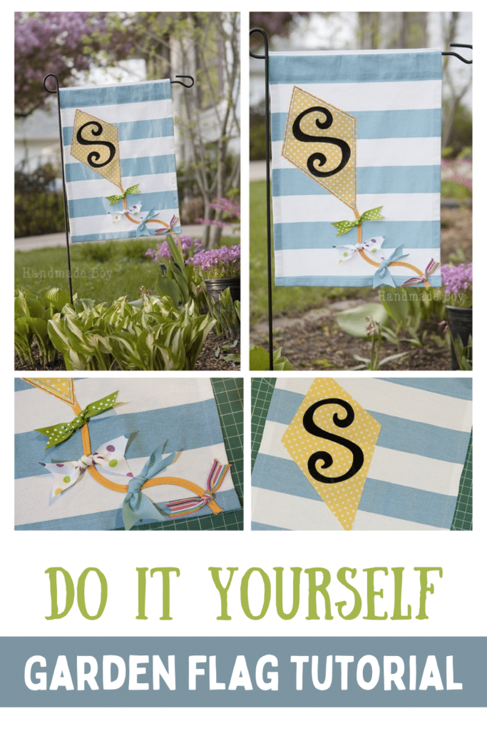 how to make a garden flag