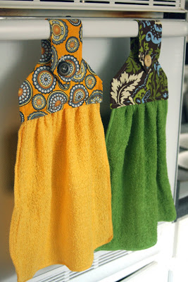 hanging towel button