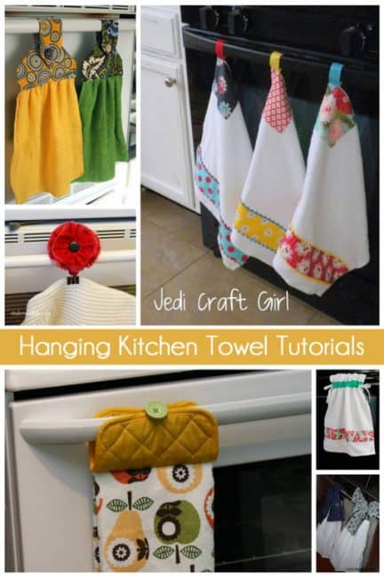 6 Free Tutorials To Keep Your Kitchen Towels Off The Floor Peek
