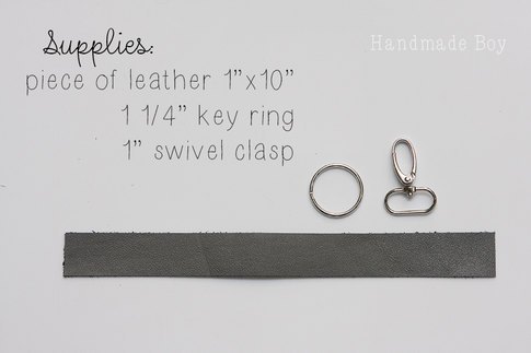 how to sew a key fob