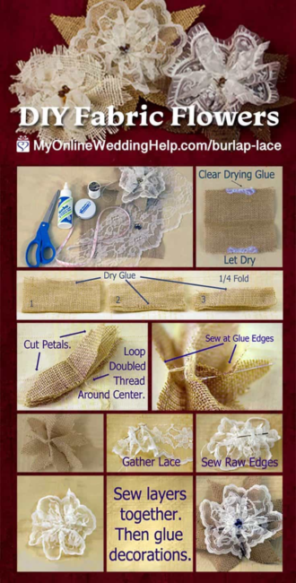 20 DIY Fabric Flower Free Tutorials