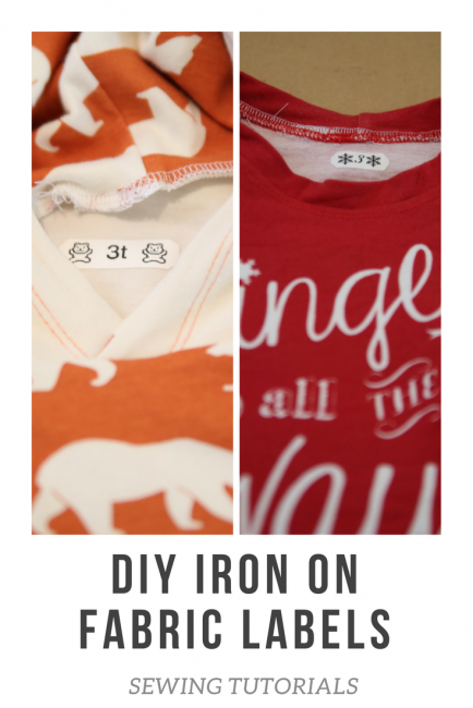 DIY Iron on Clothing Labels: Peekaboo Pages - Sew Something Special