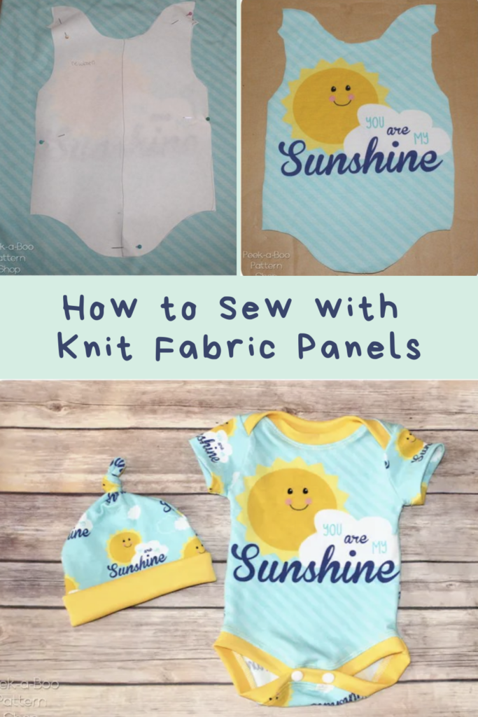 How to Sew with Knit Fabric Panels