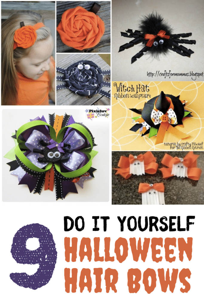 Halloween Hair Bows