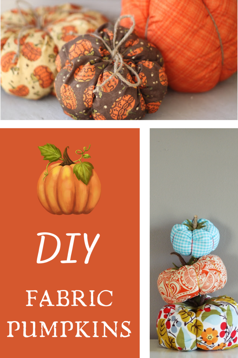 DIY Fabric Pumpkins