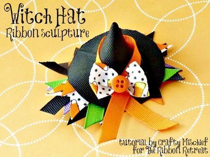 witch-hat-ribbon-sculpture-tutorial