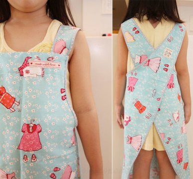 girls apron pattern