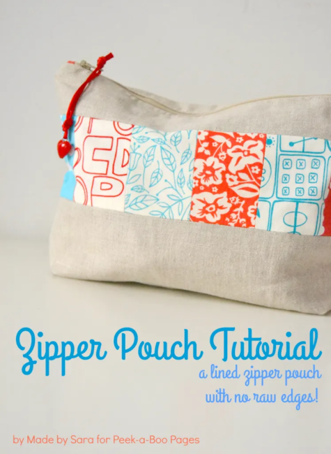 DIY Back-to-School 3-ring pencil pouches - free sewing tutorial