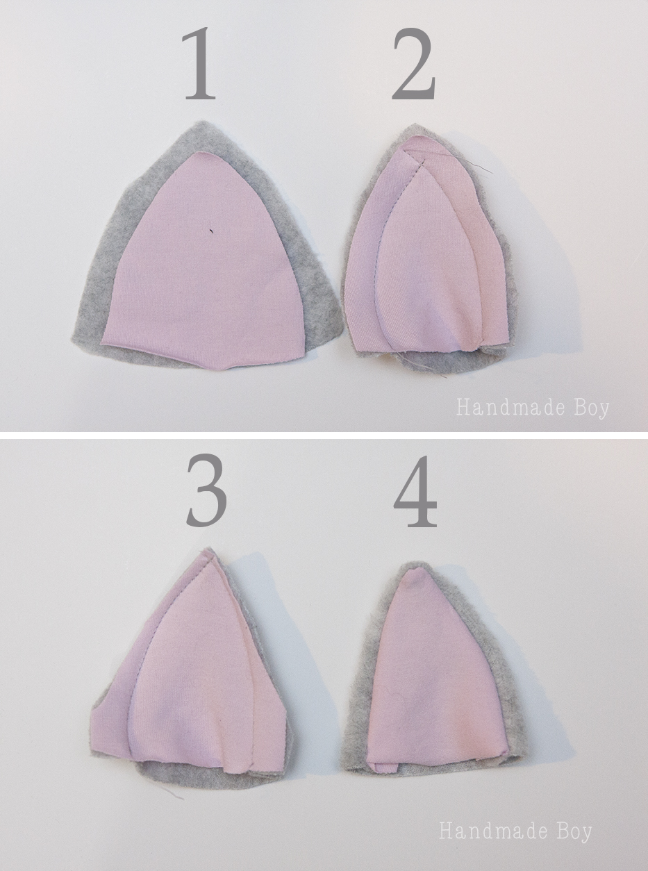 Children's Sewing Patterns, Hoodie With Ears Sewing Pattern