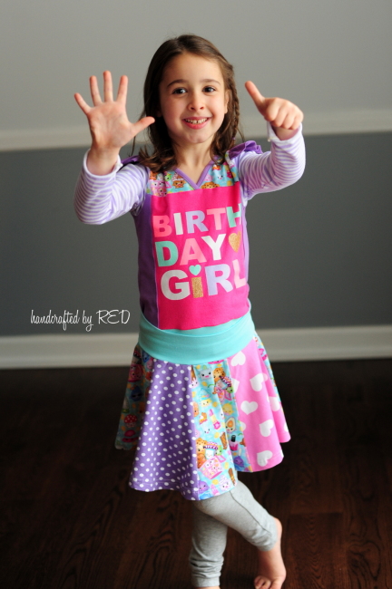 how to sew a paneled circle skirt