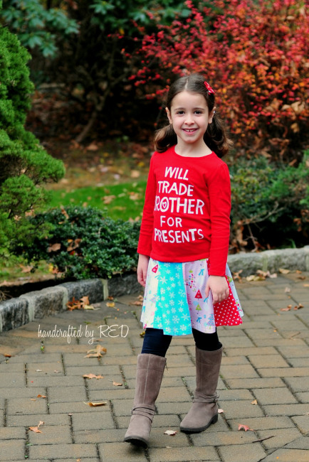 how to sew a paneled circle skirt
