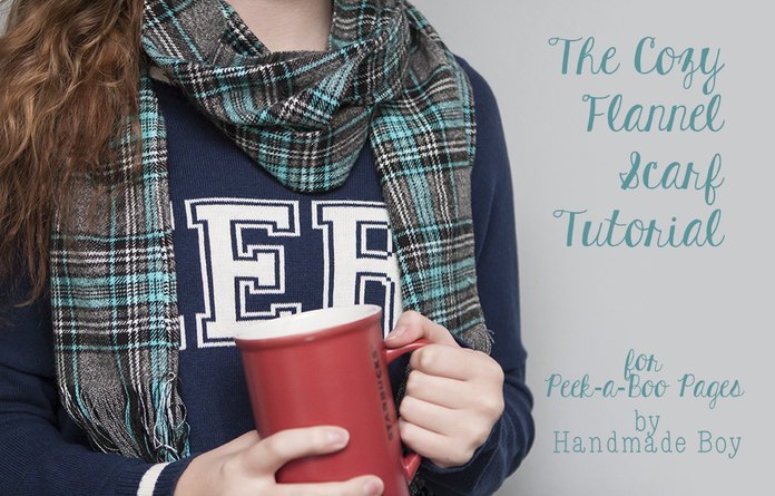 How to Make a DIY Flannel Scarf 9 DIY Flannel Scarf