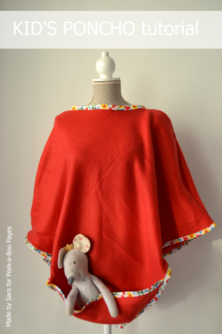 Kid's Blanket Poncho DIY PeekaBoo Pages