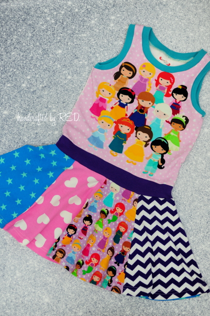 princess panel skirt