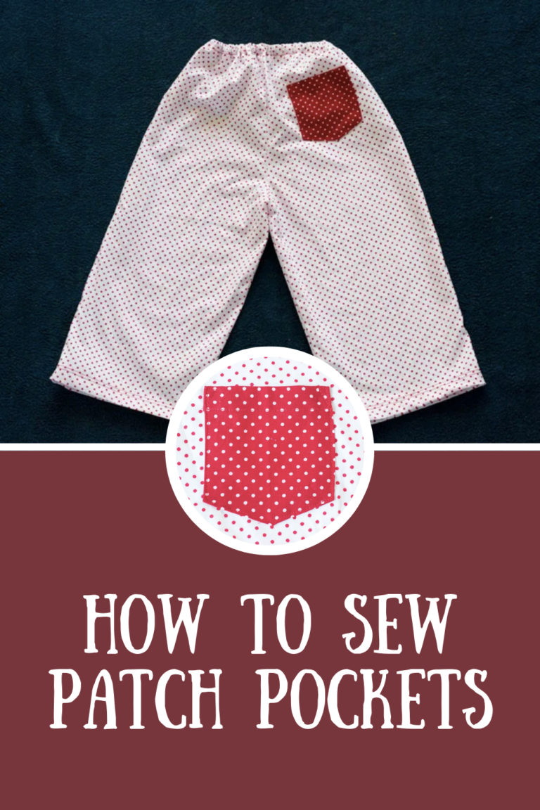 How to Sew Patch Pockets _ Add Pockets to Any Pattern
