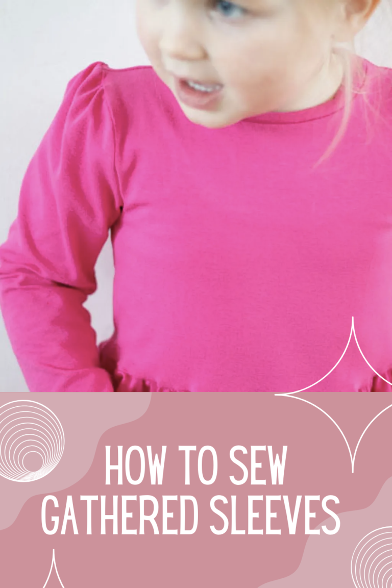 how to sew gathered sleeves