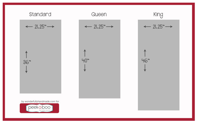 Pillowcase Dimensions