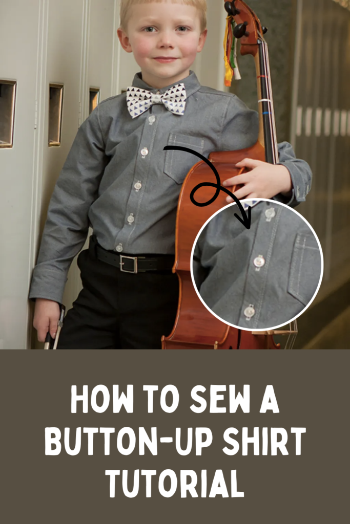 How To Sew A ButtonUp Shirt Tutorial