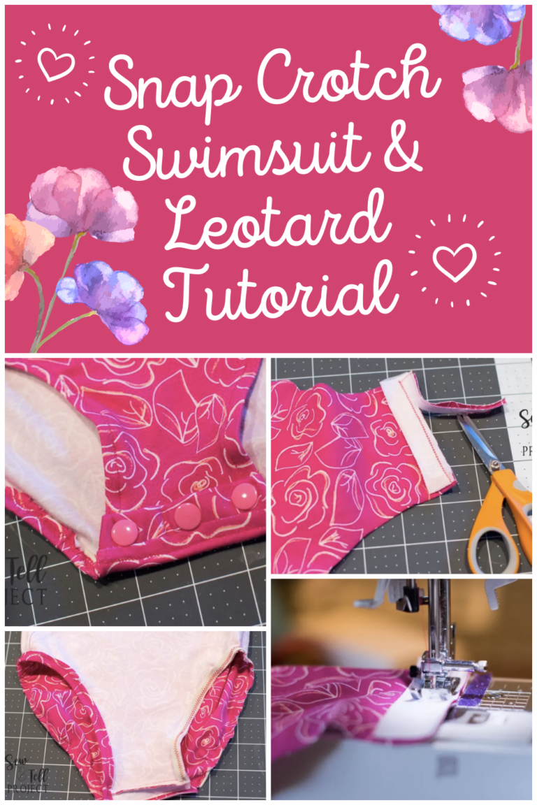 Snap Crotch Swimsuit & Leotard Tutorial