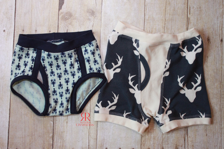 How to Sew Briefs and Boxer Briefs with Peek-a-Boo Patterns 10 Fronts