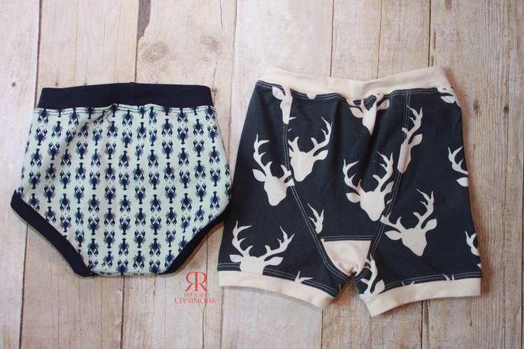 How to Sew Briefs and Boxer Briefs with Peek-a-Boo Patterns 11 Backs