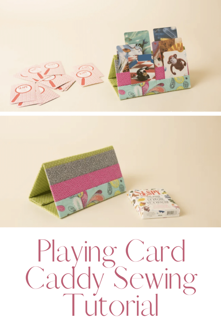 Playing Card Caddy Sewing Tutorial