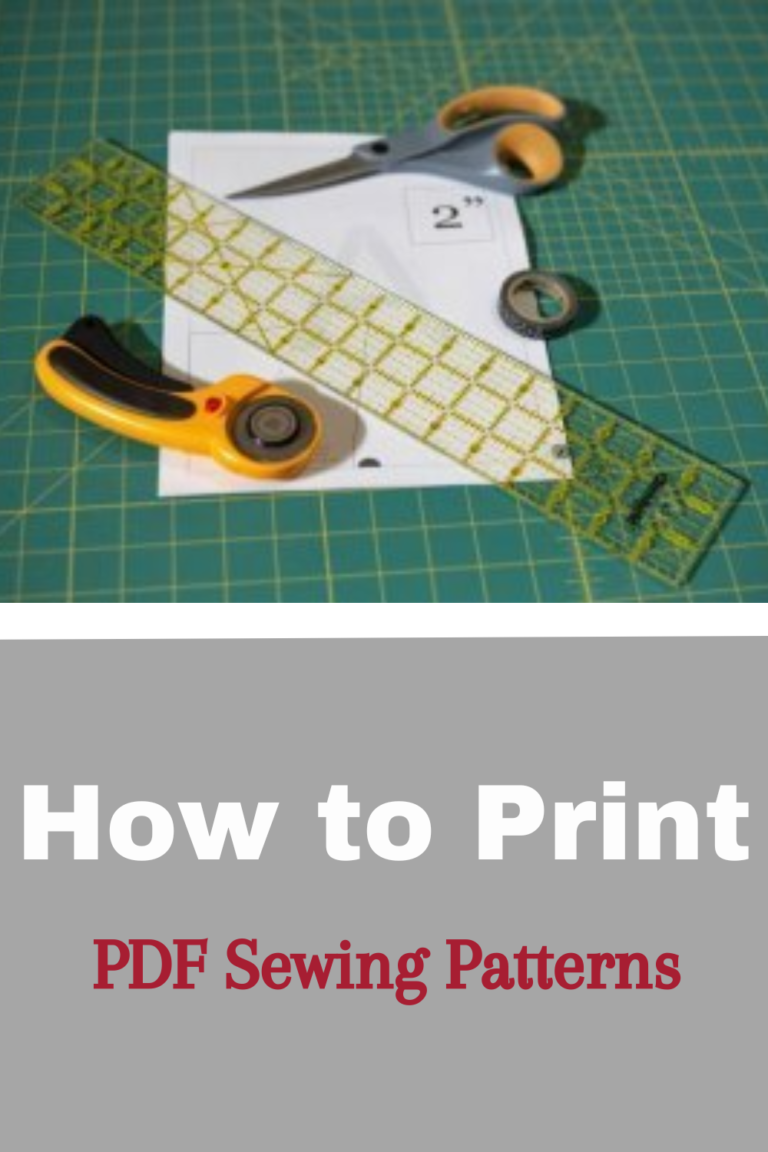 how to print pdf sewing patterns