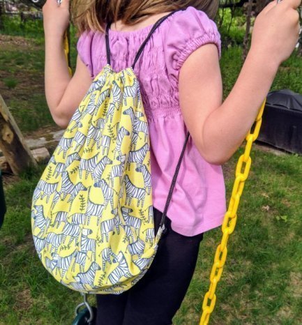 DIY Drawstring Backpack | Free Bag Tutorial