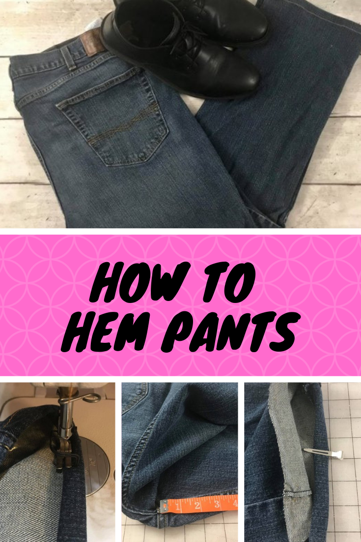 How to Hem Pants Part 2: Jeans - Peek-a-Boo Pages - Patterns, Fabric ...