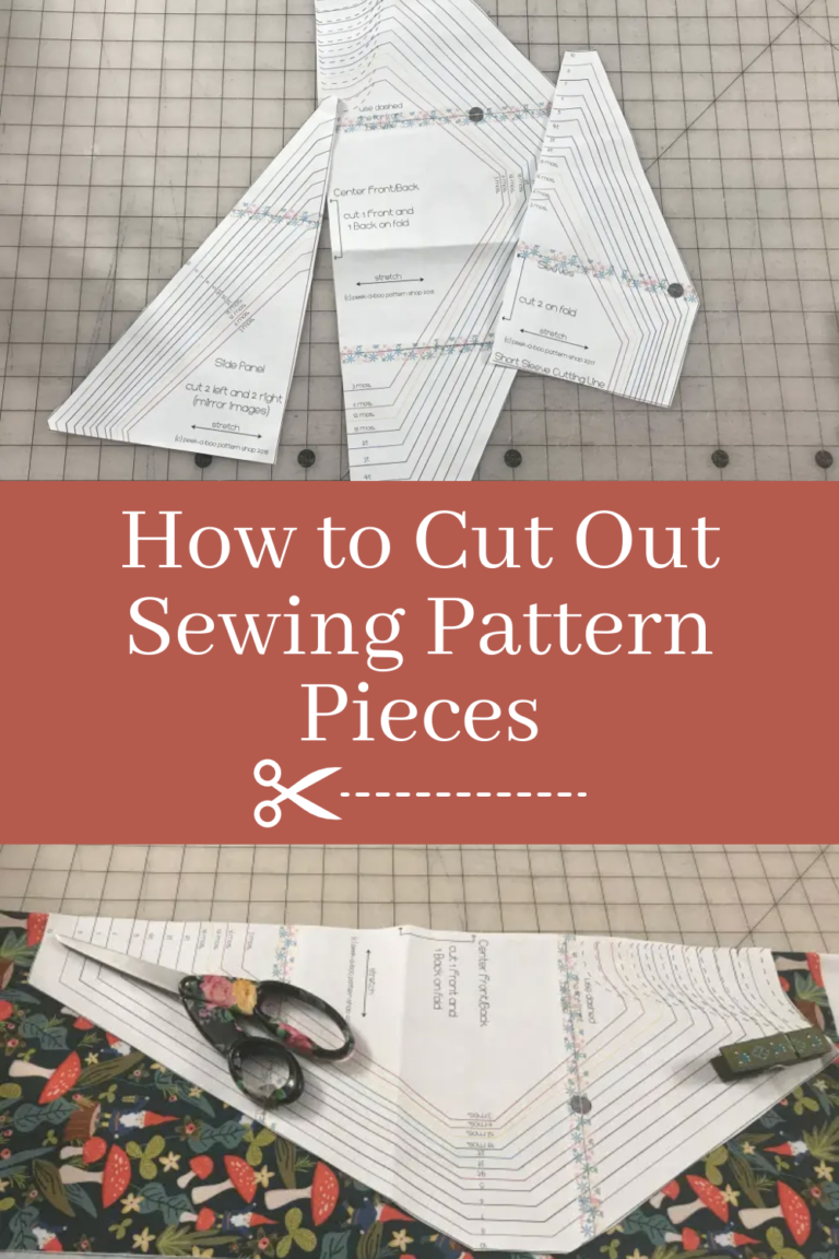 How to Cut Out Pattern Pieces